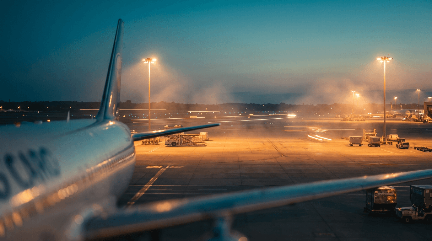 Ground crew loading cargo packages onto an aircraft